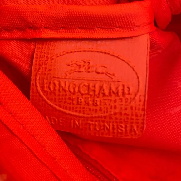 Longchamp Le Pliage Messenger Bag Crossbody Bag in Orange - Picture 4 of 13